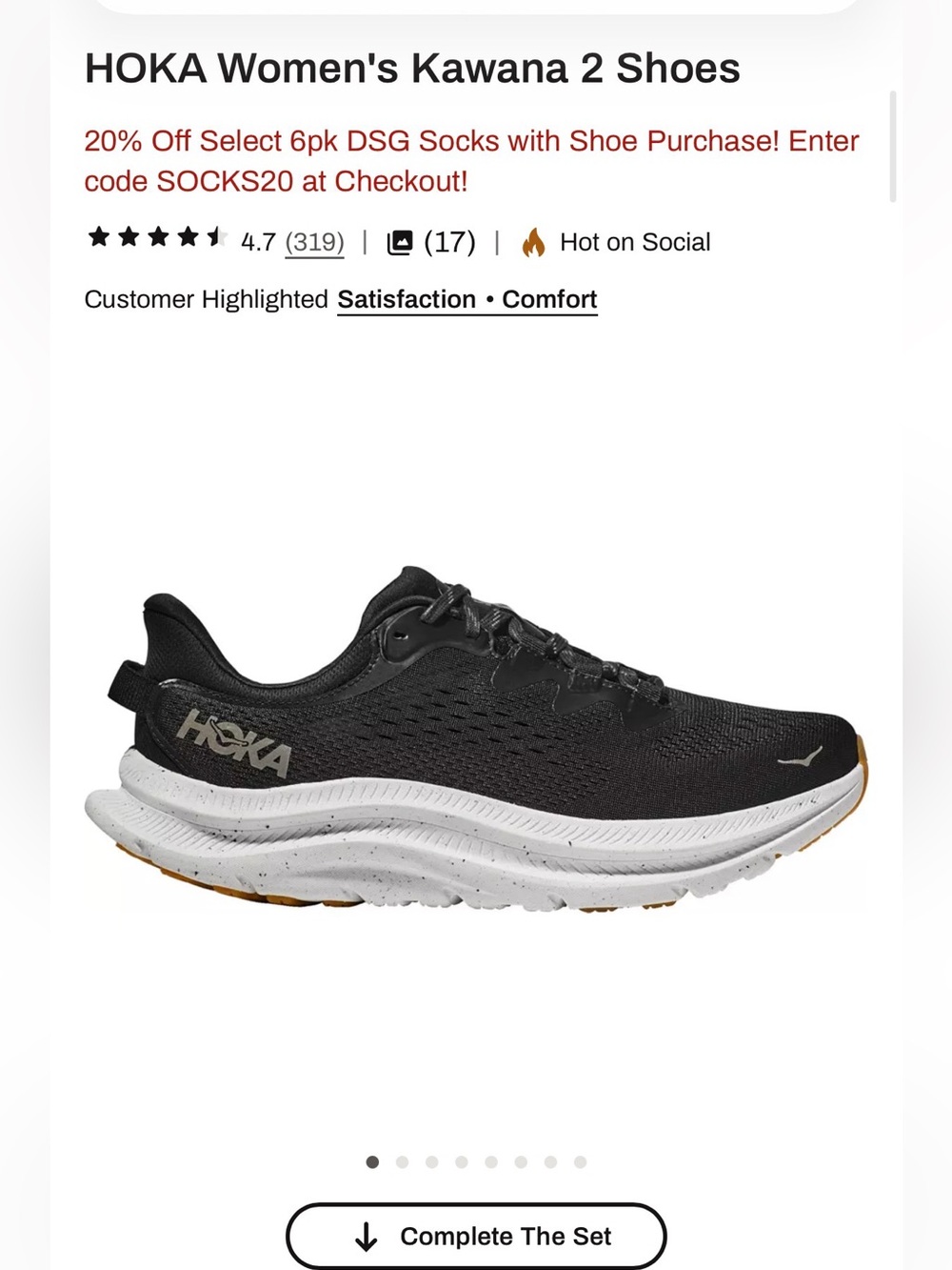 LIKE NEW: Hoka Kawana 2 Women’s Shoes